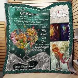 My Love For You  Your Beloved Girl Quilt Blanket  Quilt